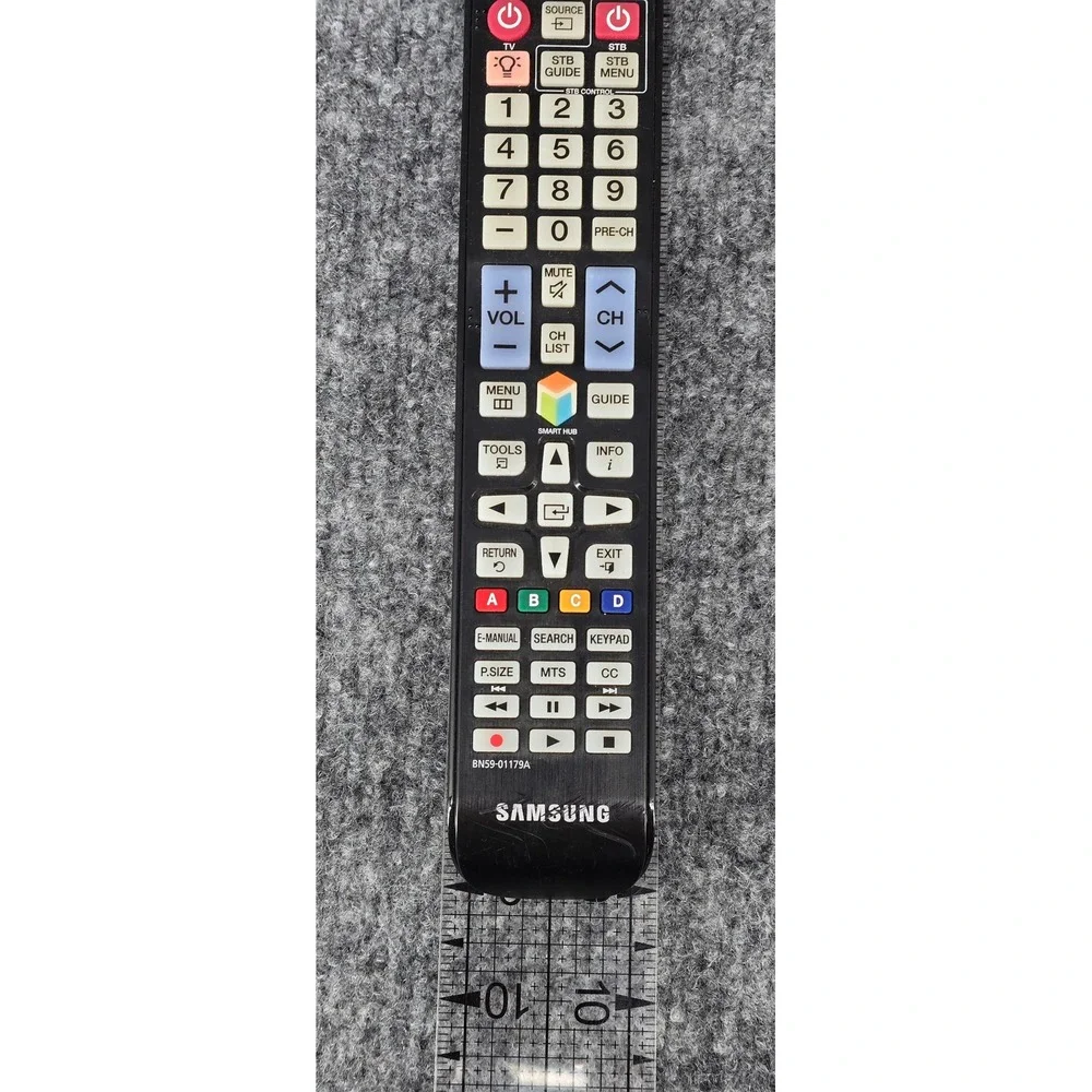 Samsung Smart TV Remote Control BN59-01179A Black Smart Hub Backlit OEM